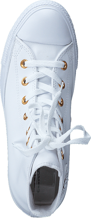 Converse - All Star Classic Hi Leather White/Gold