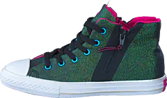 Converse - All Star Sport Zip Shine Black/Magenta Glow