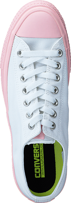 Converse - Chuck Taylor All Star II Ox White/ Vapor Pink