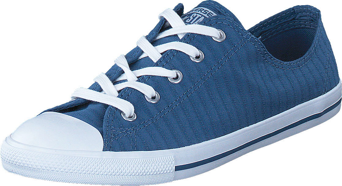 CTAS Dainty Perforated Ox Blue Coast/ White