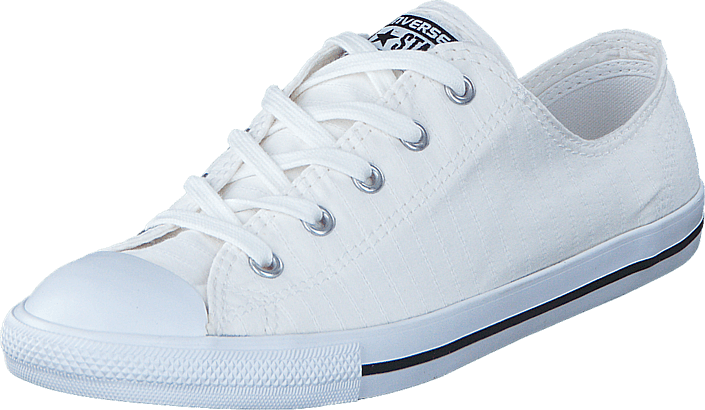 Converse - CTAS Dainty Perforated Ox White/ Black/ White
