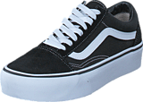 UA Old Skool Platform Black/White