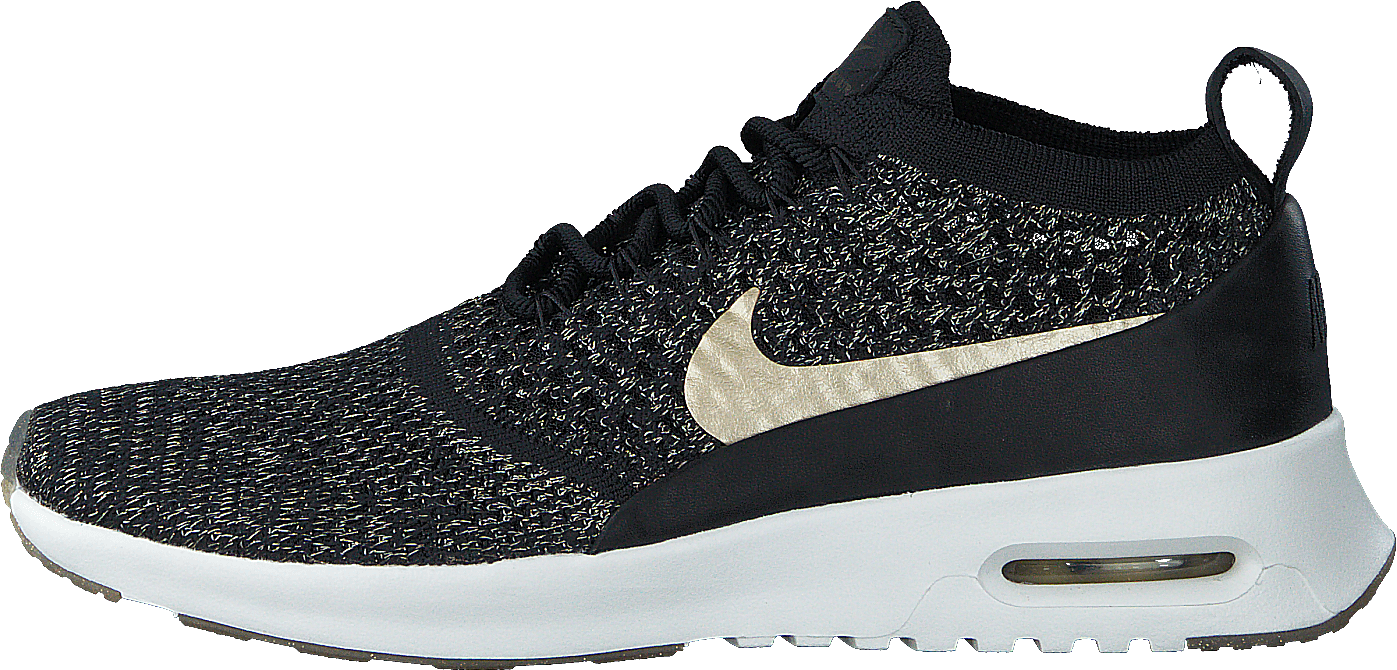 W Air Max Thea Ultra Mtlc Black/Mtlc Gold Star-Ivory, Female, Scarpe, Sneakers, scarpe sportive, Oro/Nero, EU 35,5