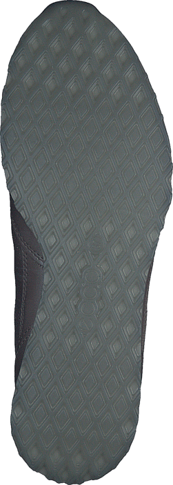 Ecco - 430563 Sneak Leather Moon Rock-Silver