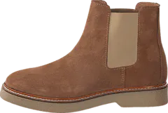 Pieces - Pamelin Suede Boot Cognac