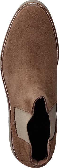 Pieces - Pamelin Suede Boot Cognac