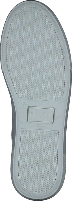 Pieces - Paulina Leather Flower White