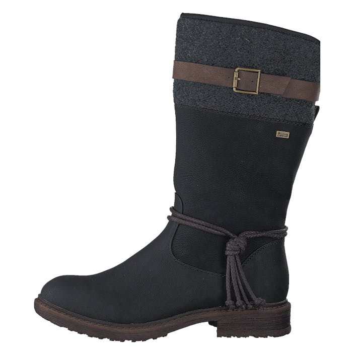 94778-00 00 Black, Female, Buty, Kozaki i Niskie botki, Buty zimowe, Czarny, EU 36