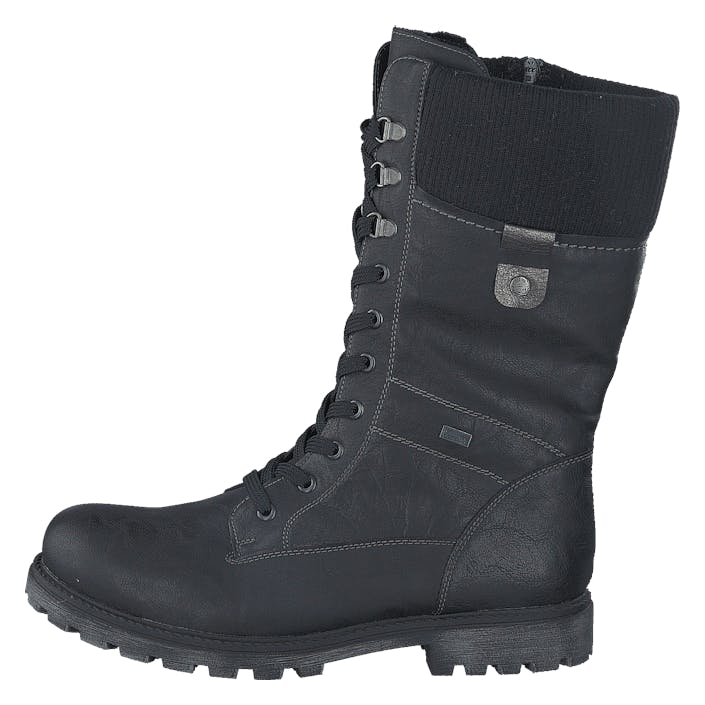 K7480-01 01 Black, Unisex, Buty, Kozaki i Niskie botki, Buty zimowe, Czarny, EU 39