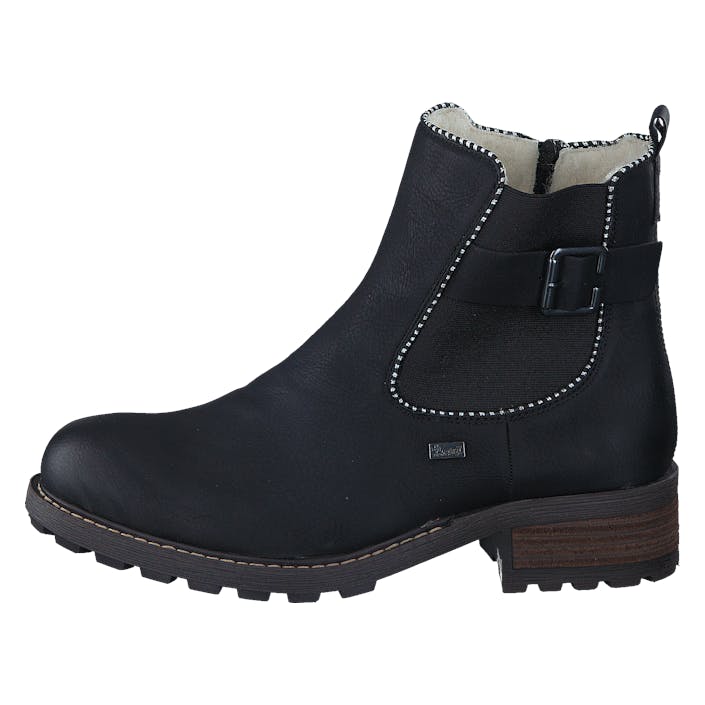 Y0471-00 00 Black, Female, Shoes, Boots, chelsea boots, Black, UK 7,5
