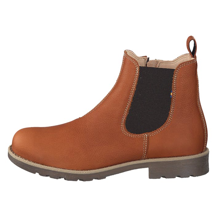 Husum EP Light brown, Unisex, Topánky, Členkové topánky, chelsea boots, Oranžová/Hnedá, EU 39