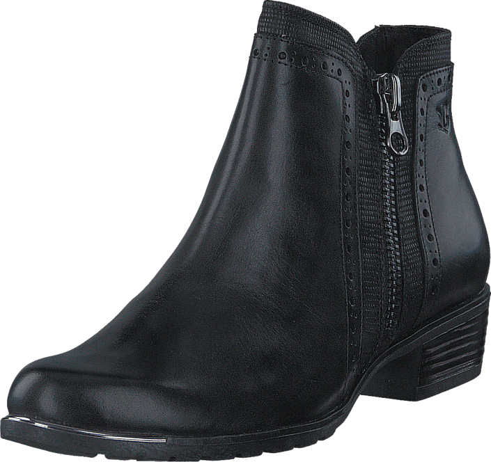 Buy Caprice Kelli Black Comb. Shoes Caprice Womens Kelli Black Leather