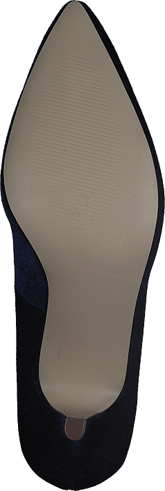 Bianco - Velvet Brooch Shoe OND17 30 Navy Blue