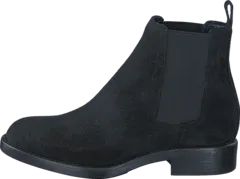 A Pair - Bootlet Jodpur Black Suede