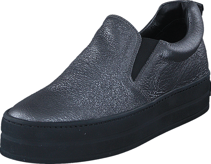 A Pair - Shiny Classic Slip On Antracite laminato /balck sole