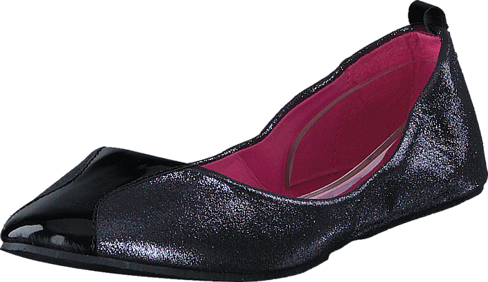 Damn Heels - Foldable Ballerina Gunmetal Glitz