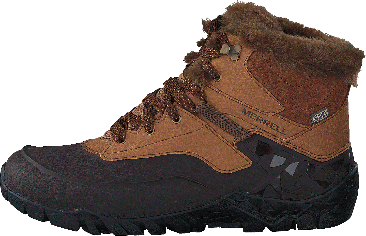 Aurora 6 Ice+ WTPF Merrell Tan, Female, Shoes, Boots, hiking boots, Brown, UK 8