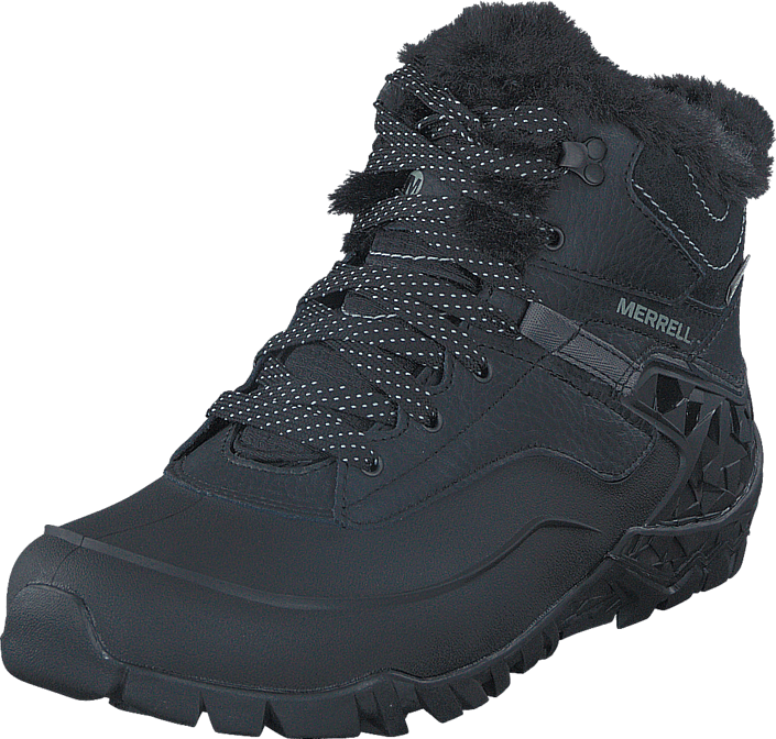 High Rise Hiking Shoes Merrell Womens Aurora 6 Ice