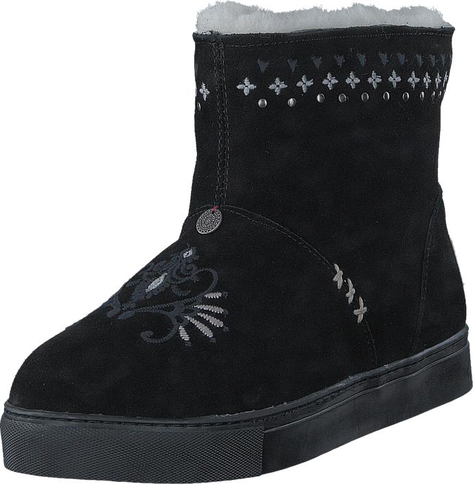 Odd Molly - Suedey Low Boot Almost Black