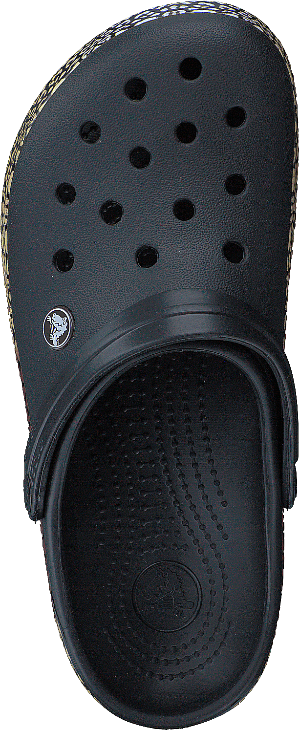 Crocband Leopard III Clog Black