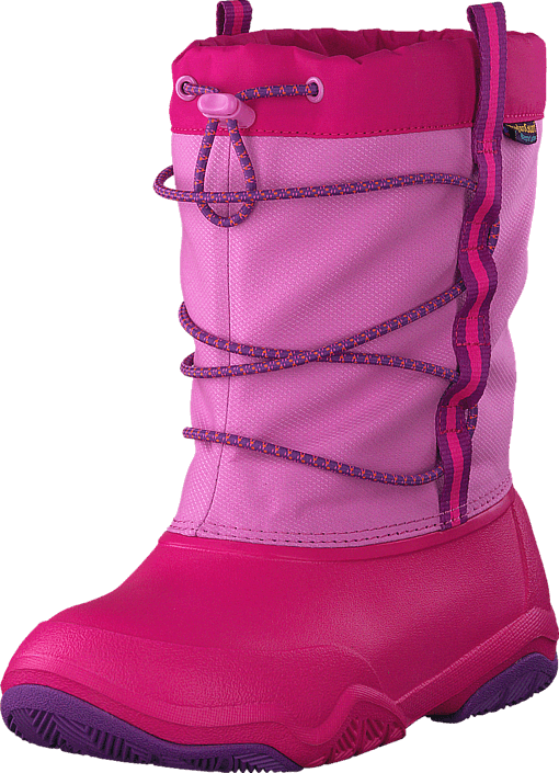 Crocs - Swiftwater Waterproof Boot K Party Pink/Candy Pink