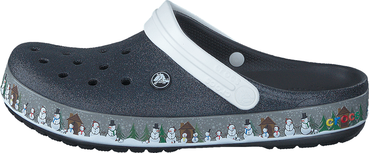 Crocband Holiday Clog Black