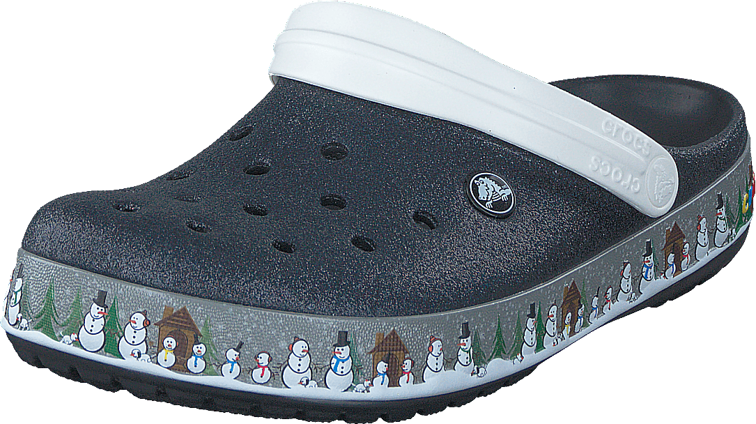 Crocband Holiday Clog Black