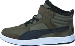 Puma - Reebound street v 2 Fur PS Olive Night-Black