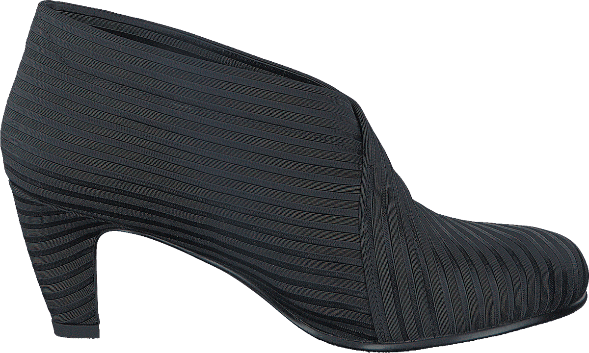 Fold Mid Black Elastic Fabric