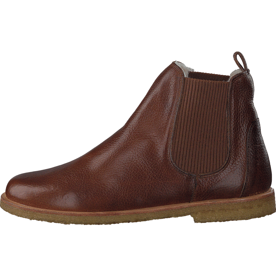 Chelsea boot with wool lining 2509 Medium Brown