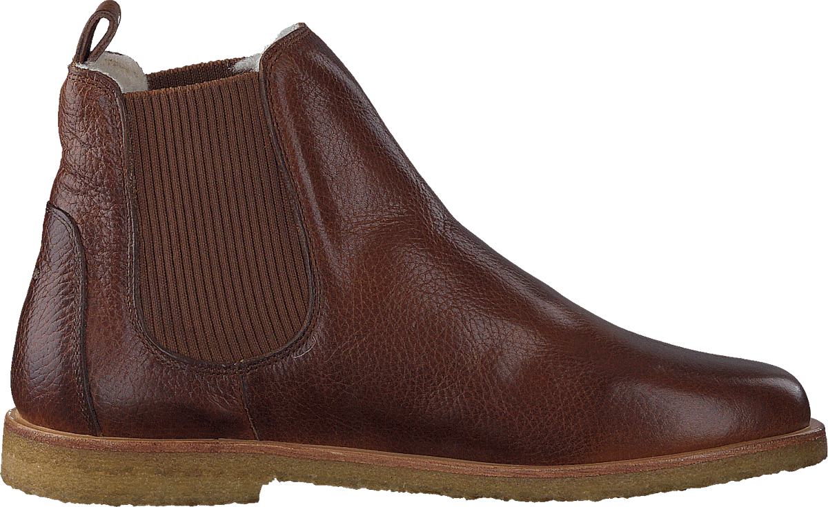 Chelsea boot with wool lining 2509 Medium Brown