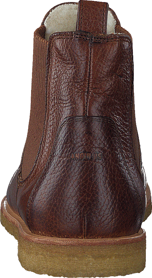 Chelsea boot with wool lining 2509 Medium Brown