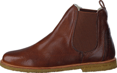 Angulus - Chelsea boot with wool lining 2509 Medium Brown