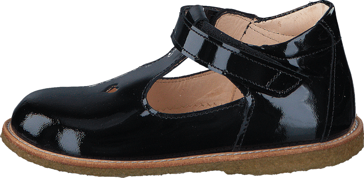 Mary janes w. heart and velcro 2320 Black