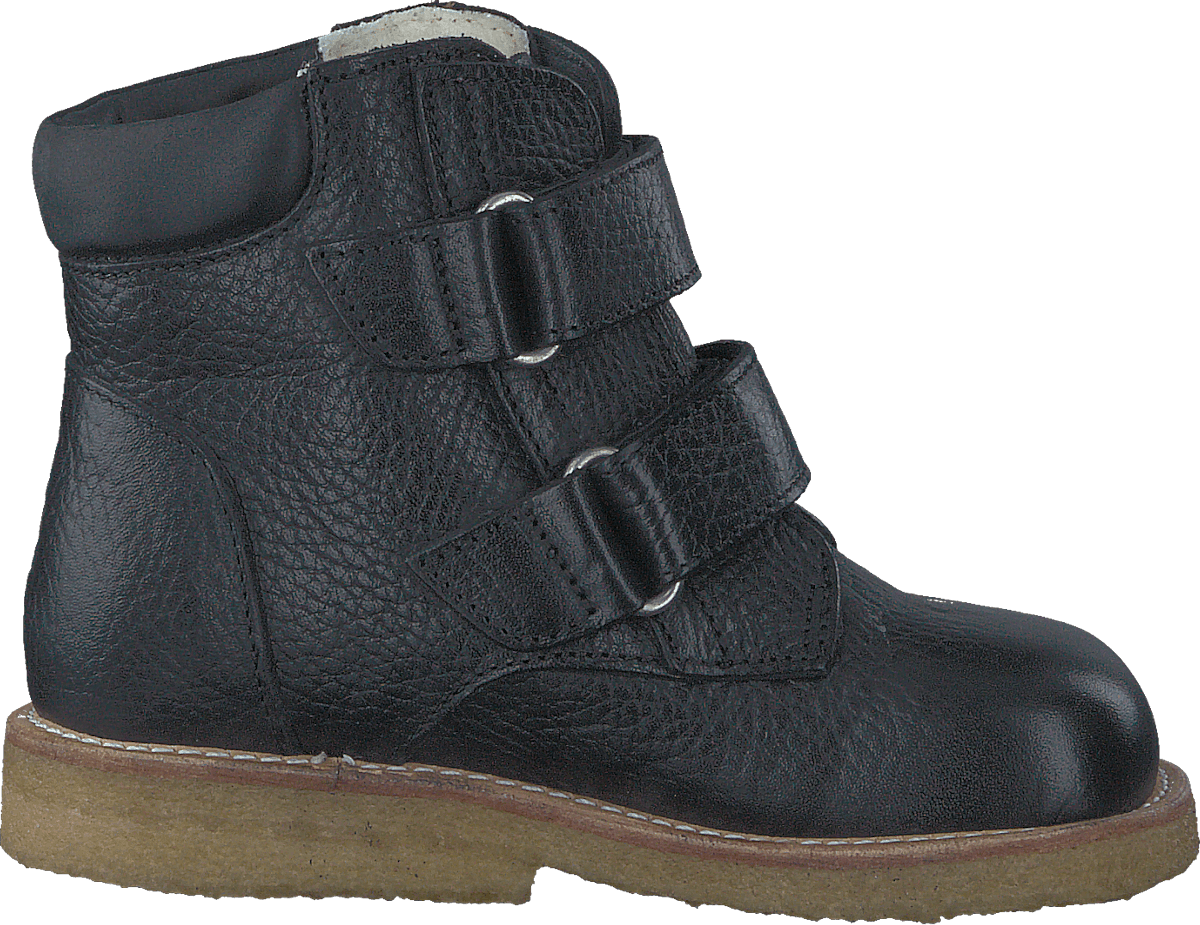 First Tex boot with velcro 2504/1652 Black/Black