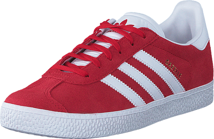 adidas Originals - Gazelle J Scarlet/Ftwr White/Gold Met.