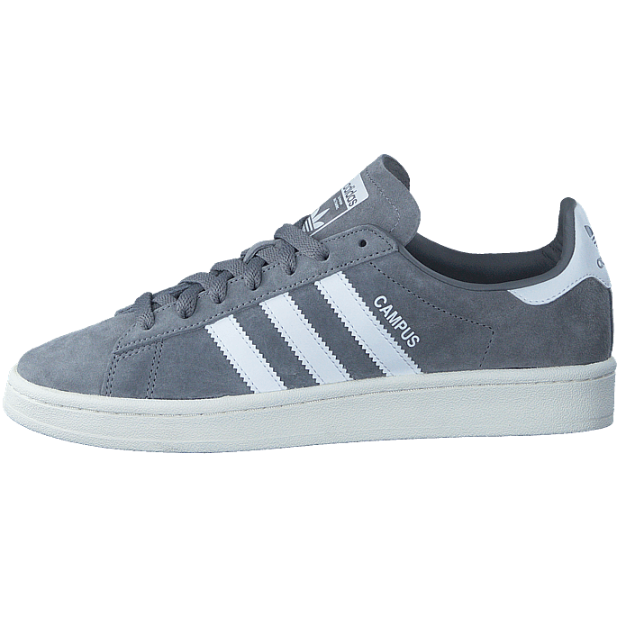 Kjøp adidas Originals Campus Grey Three F17Ftwr WhiteChal Campus Sko Grey Ftwr White Ftwr White CG6659 | Sko