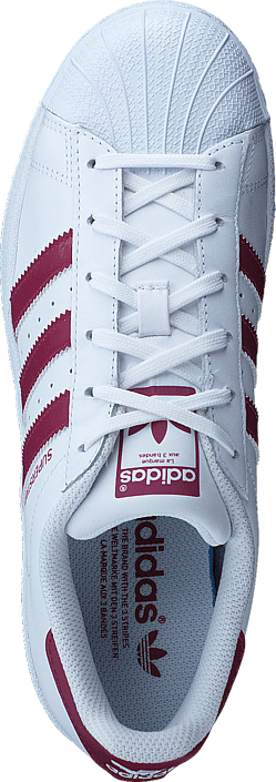 adidas Originals - Superstar Ftwr White/Mystery Ruby F17/Ft
