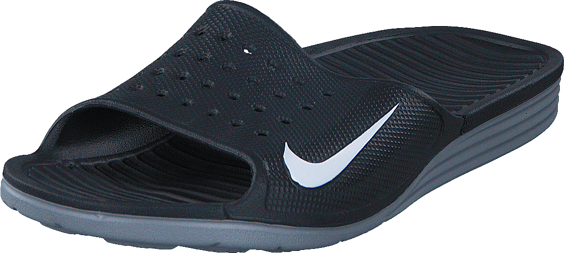 Solarsoft Slide Black | Shoes for Footway