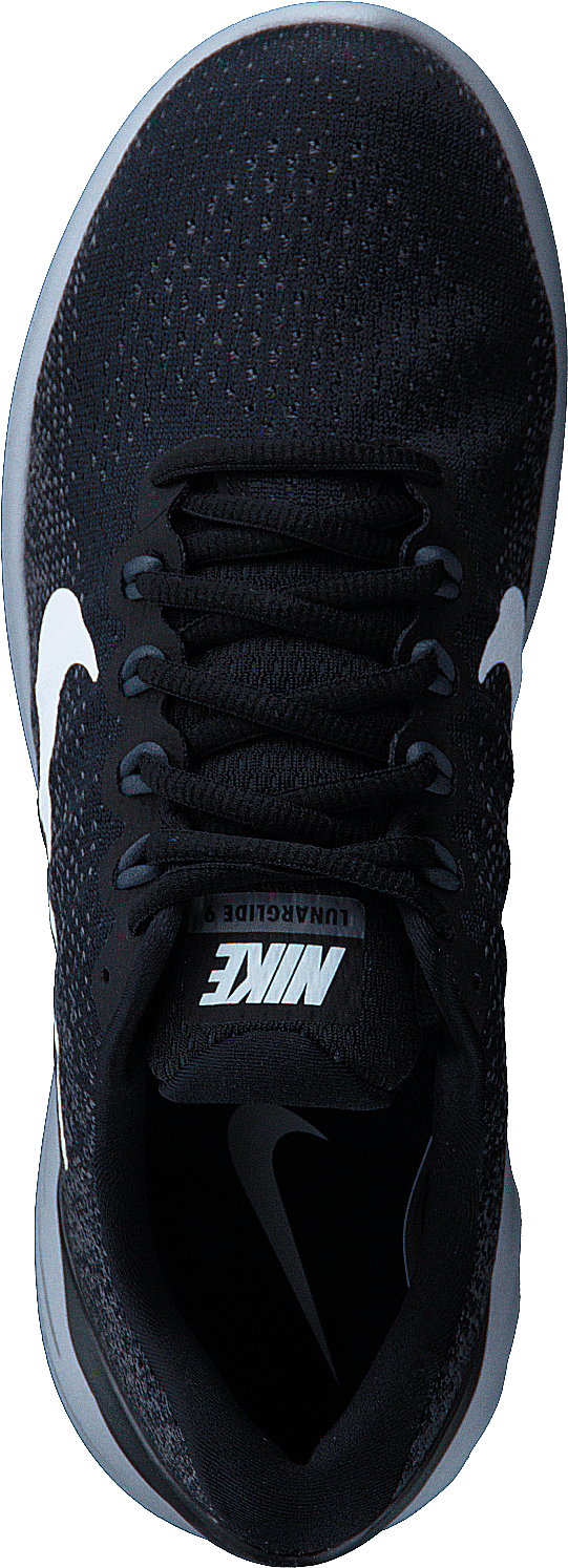 Lunarglide 9 Black/White-Dk Grey-Wolf Grey