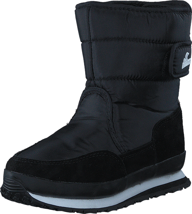 Rubber Duck - Kids Nylon/Suede Black