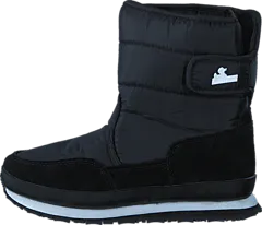 Rubber Duck - Kids Nylon/Suede Black