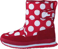 Rubber Duck - Kids Nylon Prints/Suede Red/White Dot