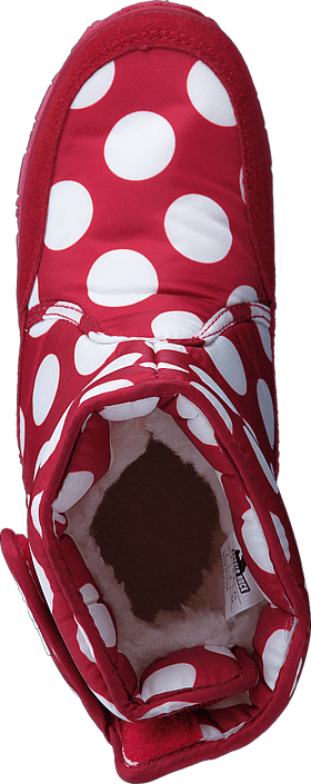 Rubber Duck - Kids Nylon Prints/Suede Red/White Dot