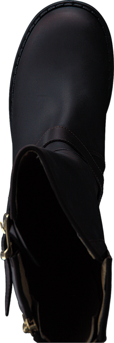 Johnny Bulls - High Boot Double Zip Brown / Shiny Gold