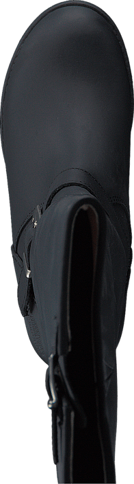 Johnny Bulls - High Platform Boot Black / Shiny Silver