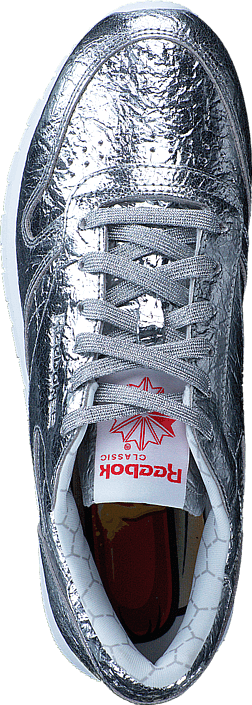 Reebok Classic - Cl Lthr Hd Silver Met/Snowy Grey/Primal R