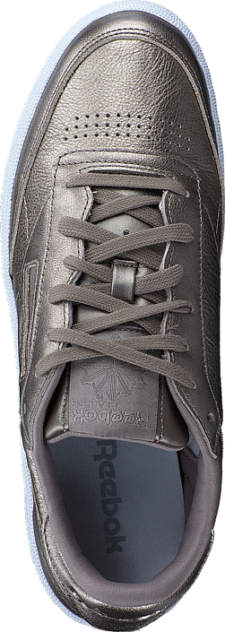 white Reebok Online Club Pearl Lthr Classic 85 Gold Sko Kjøp C Met Sneakers Grå grey vwRfd