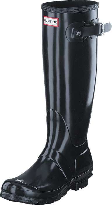 Hunter Original Tall Gloss svart svarta Skor Online Hunter Original Tall Gloss svart svarta Skor Online