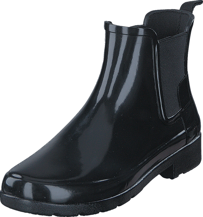 Hunter Original Refined Chelsea Gloss svart svarta Skor Online Hunter Original Refined Chelsea Gloss svart svarta Skor Online